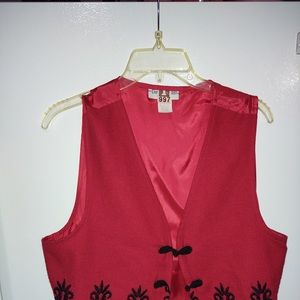 David Hollis XL Red Vest